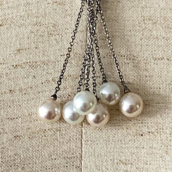 Vintage Fashion Statement Pearl Necklace - Picture 13 of 16